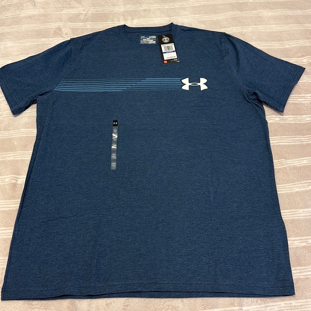 Brand new men’s Under Armour t-shirt. Size XL. Blue color